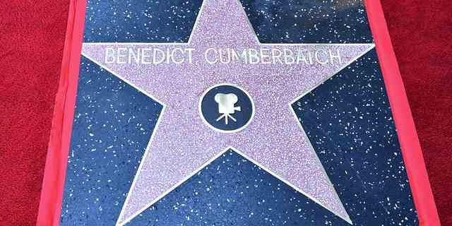 Benedict Cumberbatchs neuer Star ist nach einer Zeremonie zu seinen Ehren auf dem Hollywood Walk of Fame am Montag, den 28. Februar 2022, in Los Angeles zu sehen. 