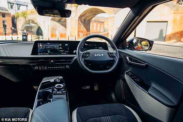 Eine moderne und wunderschön gestaltete Kabine verhalf dem Kia EV6 dazu, die Auszeichnung 2022 vor seinen elektrifizierten Konkurrenten zu sichern