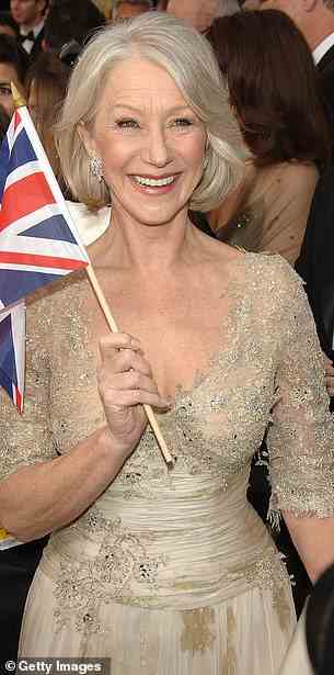 Zeitloser Stil: Dame Helen zog in der Nacht ihres Oscar-Gewinns 2007 in einem goldbestickten Kleid alle Blicke auf sich