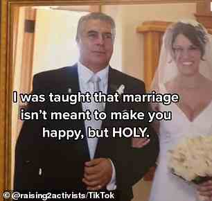 Theresa said she was told marriage wasn't 'meant to make you happy' but instead, make you 'holy'
