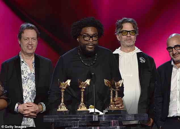 Drummer turned director: The audience favorite Summer Of Soul took home the award for Best Documentary, with director Ahmir 'Questlove' Thompson of The Roots fame accepting