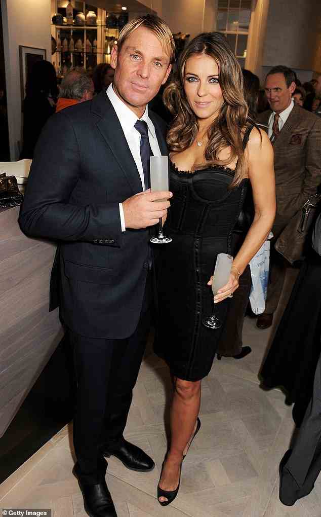 Warne previously renovated a 13 bedroom UK home with his former partner and actress Liz Hurley