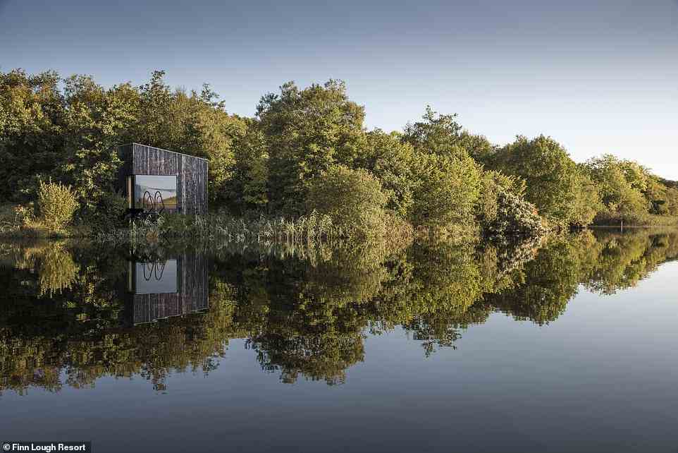 By Lough Erne in County Fermanagh, the forest hideaway of Finn Lough enjoys a spectacular waterside setting