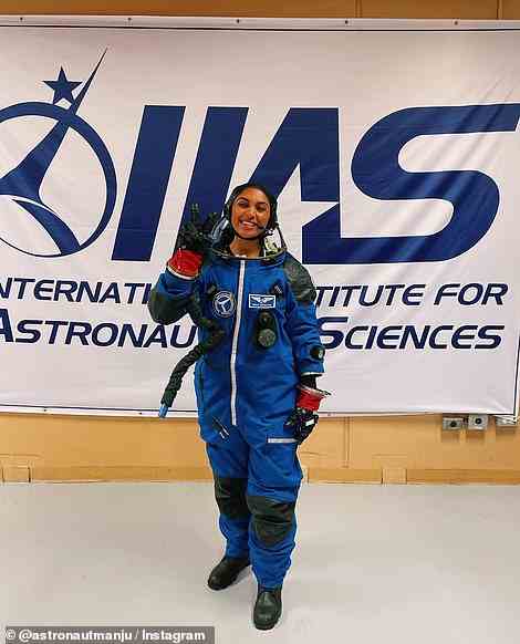 She hopes to become an astronaut, and recently boasted about getting to wear a spacesuit and sit in a simulator