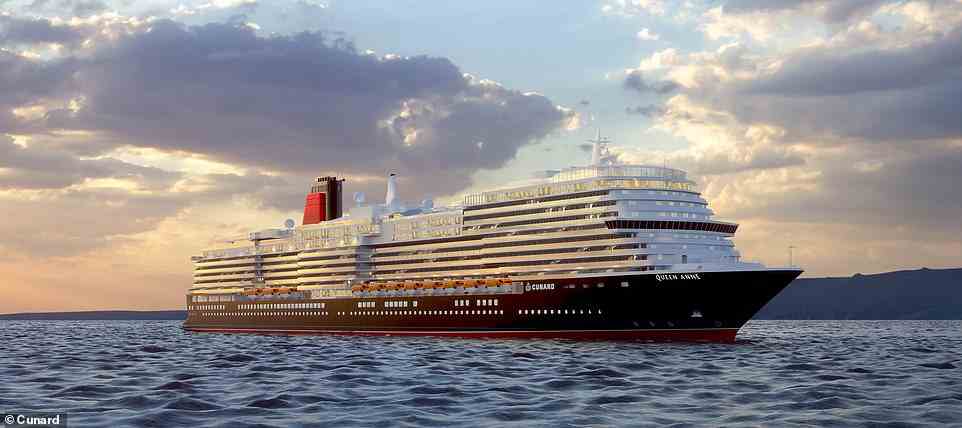 Queen Anne (im Bild), Cunards 249. Schiff, tritt einer Flotte bei, die die Namen jeder Königin im vergangenen Jahrtausend ehrt
