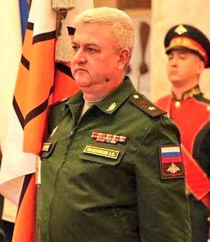 Maj Gen Andrei Kolesnikov of the 29th Combined Arms Army became the latest high profile casualty of the war today in another blow to the Kremlin, Ukraine's government announced
