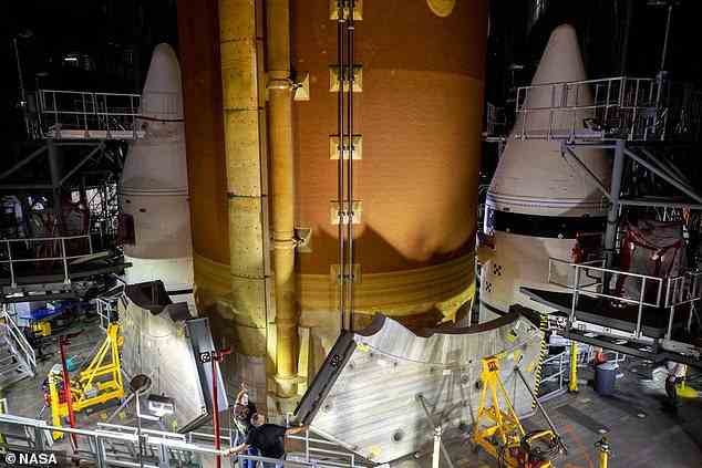 This rollout is for the first full 'wet dress rehearsal', where they conduct final prelaunch test, including loading the SLS propellant tanks and conducting a launch countdown under similar circumstances to the real launch later in the year