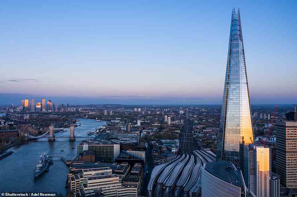 For a bird's-eye view of the river, and indeed of much of London, head to the iconic Shangri-La The Shard, on levels 34 to 52 of the glass-sided building just south of London Bridge