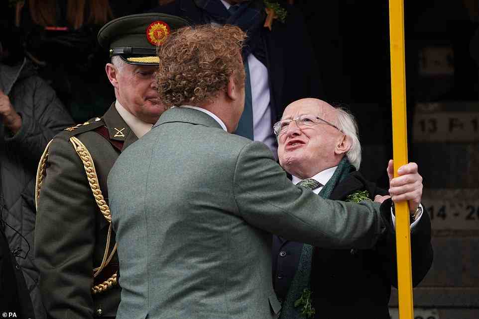 Irish-American actor Reilly said it is a great opportunity to 'spread joy' during a difficult time in the world ahead of meeting President Michael D Higgins