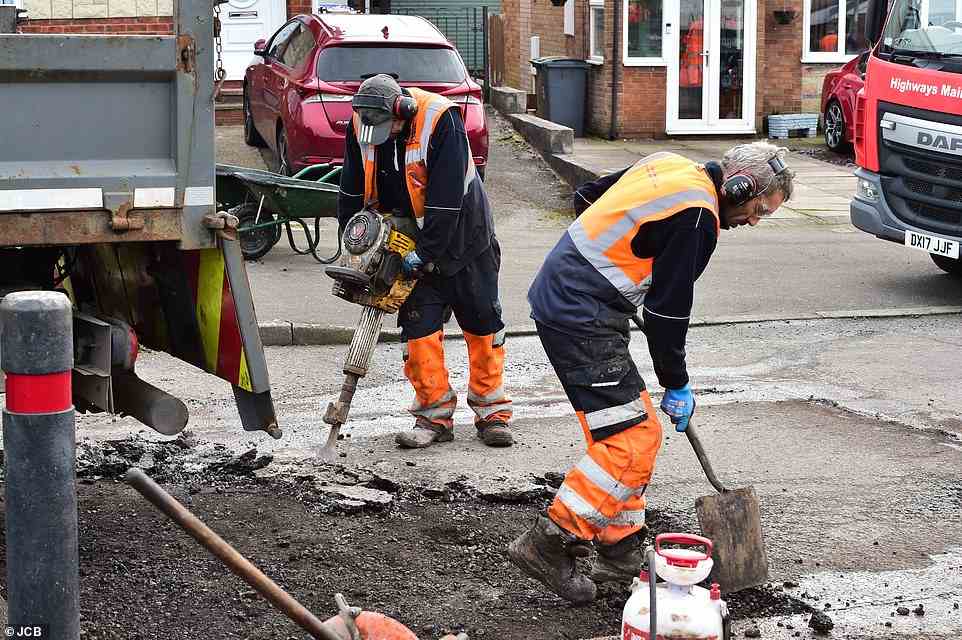Having watched the two members of Stoke -on-Trent City Council's Highway Team tackle the job by hand, it's abundantly clear that this is back-breaking, teeth-rattling, work