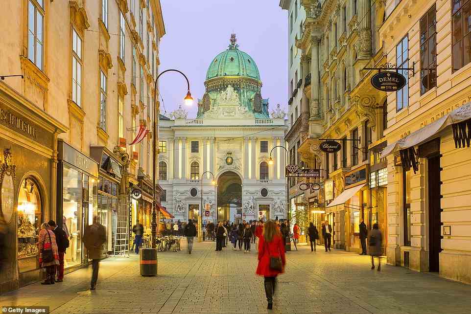 Zum Gehen gemacht: Wien lässt sich gut zu Fuß erkunden, sagt Will.  Abgebildet ist das elegante Stadtzentrum