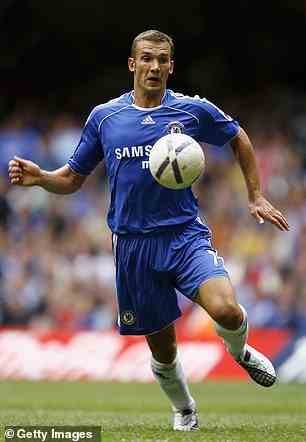 He played for two years at Chelsea, scoring 22 goals for the Blues