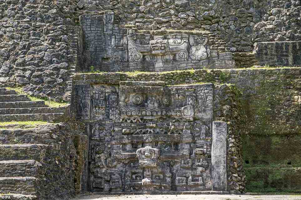 Caracol, an ancient Mayan archaeological site deep in the jungle in the Chiquibul Forest in Belize, that the Duke and Duchess of Cambridge visited during their tour of the Caribbean on behalf of the Queen to mark her Platinum Jubilee