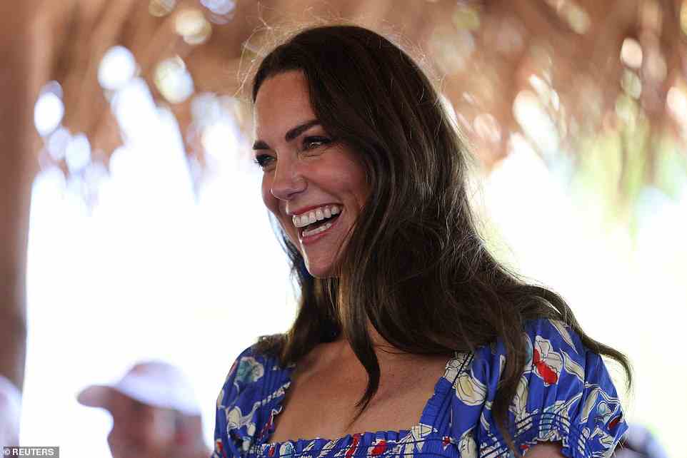 Pictured: The Duchess of Cambridge in Hopkins, Belize Duke and Duchess of Cambridge Royal visit to Caribbean