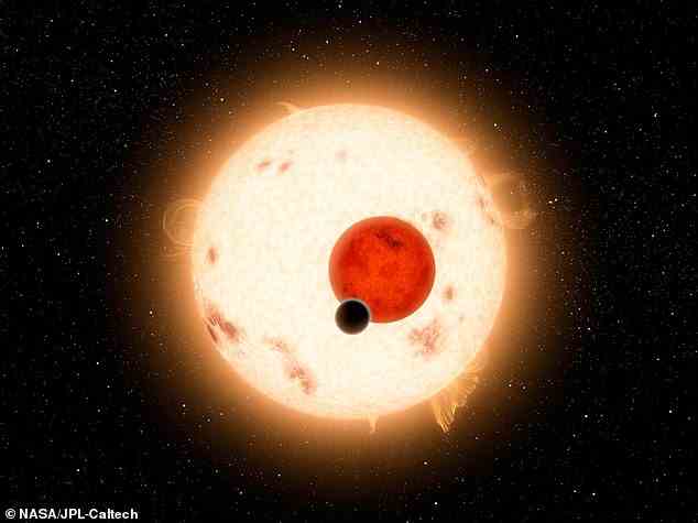 Künstlerische Darstellung des Exoplaneten Kepler-16b, dem 