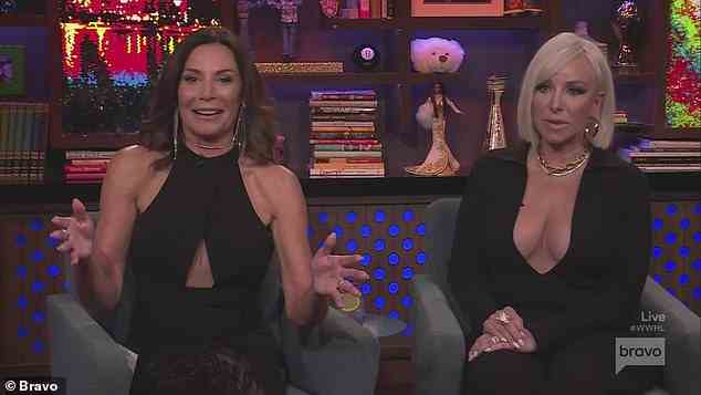 Black dresses: Luann and Margaret both wore black for their visit on the Bravo show