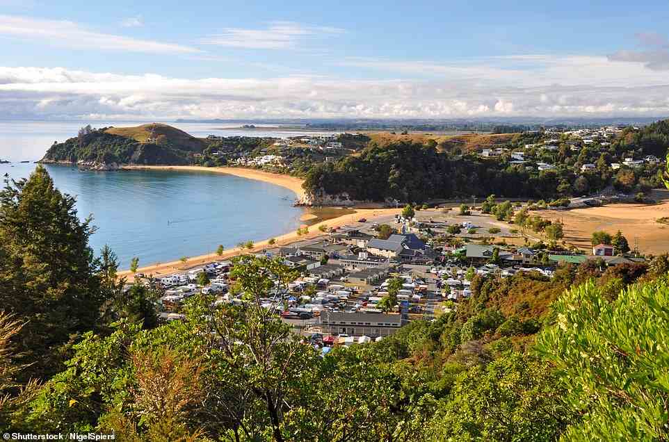 Kaiteriteri (pictured) is a sporty place, according to Oliver, built as the gateway to the Abel Tasman National Park
