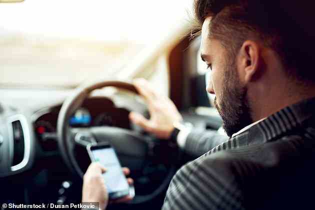 A poll of 2,000 motorists by the RAC found that just 2% of drivers think the tougher new laws will be 'very effective' at reducing the number of motorists using their phone at the wheel