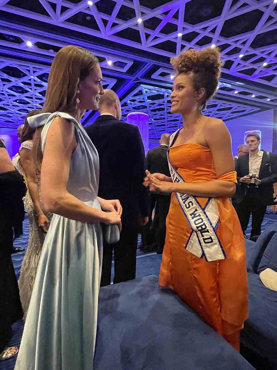 Kate also had the opportunity to talk to Miss Bahamas World 2021 winner, Sienna Evans, who is set to represent the country at the 70th Miss World pageant in Puerto Rico