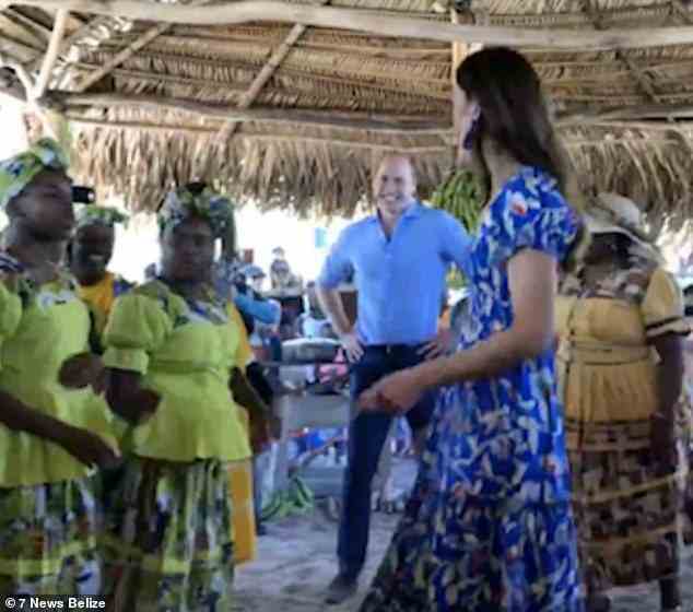 Royal fans went wild over a clip of Kate Middleton, 40, dancing with Prince William on Sunday
