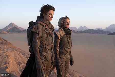 Stunning: Dune earned nods in both the Best Visual Effects and Best Cinematography categories