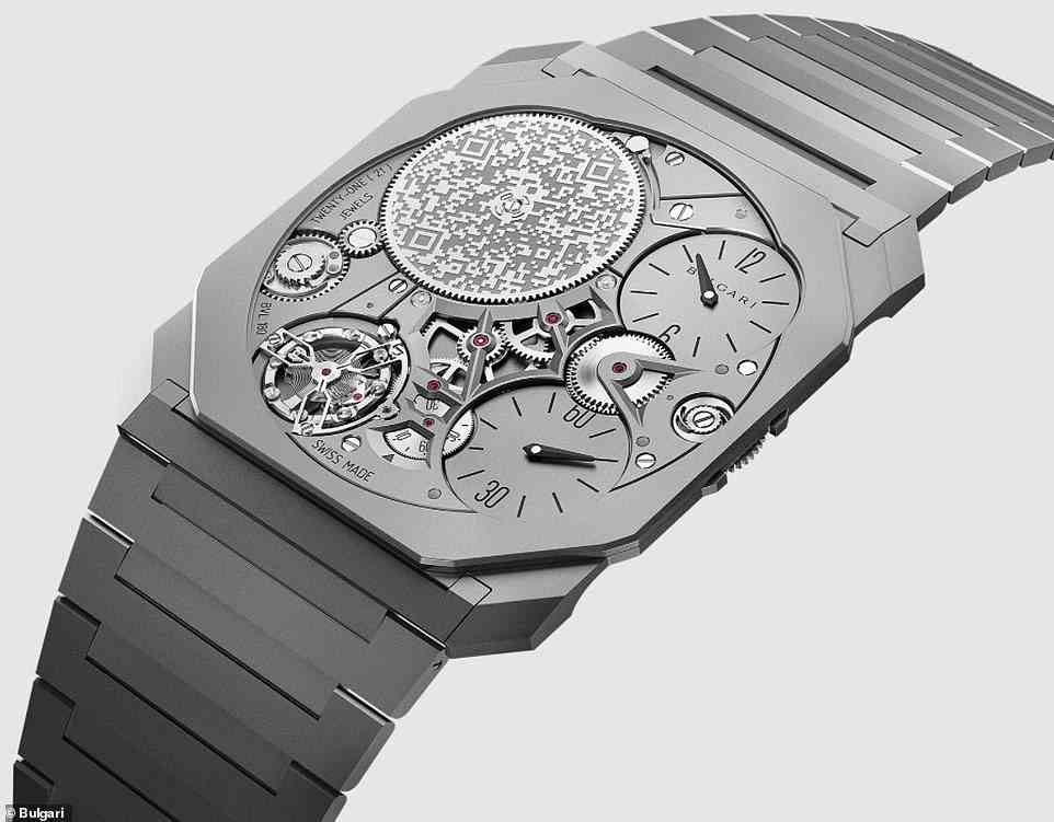 Die Octo Finissimo Ultra ist die dünnste mechanische Uhr der Welt und sogar dünner als eine 10-Pence-Münze (1,85 mm dick).