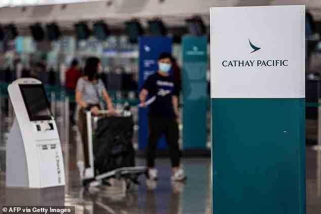 Die Hongkonger Fluggesellschaft Cathay Pacific hat ihren Hauptsitz am Hong Kong International Airport
