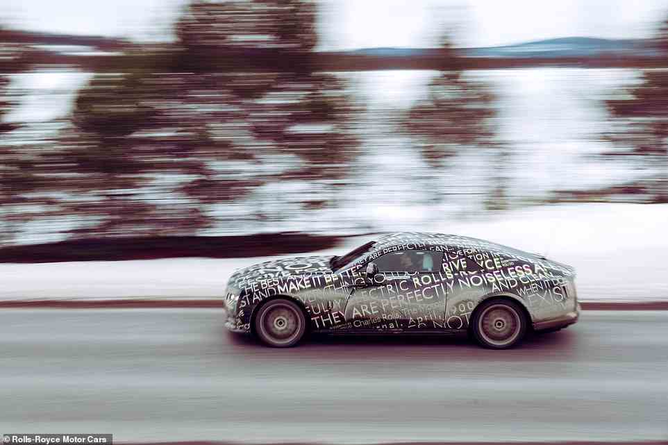 A light camouflage on the bodywork ¿ using quotes from founders the Honourable Charles Rolls and engineering genius Sir Henry Royce who began his career as an electrical engineer ¿ do not disguise the silhouette