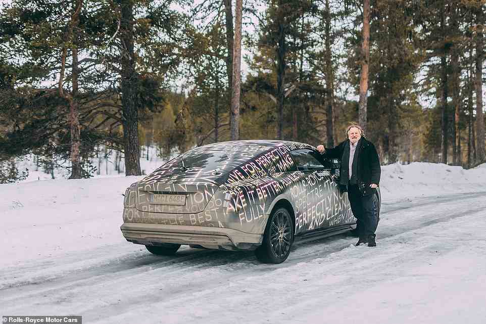 The Spectre will continue on its testing journey in the coming months before the camouflage is removed and the car is revealed in full to the public
