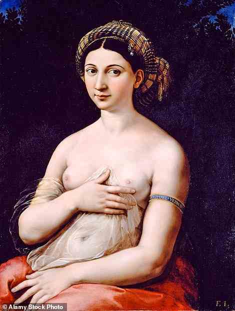 Raphael’s portrait of his muse La Fornarina. 'Around her arm, she wears a bracelet that bears Raphael’s signature,' says Deirdre