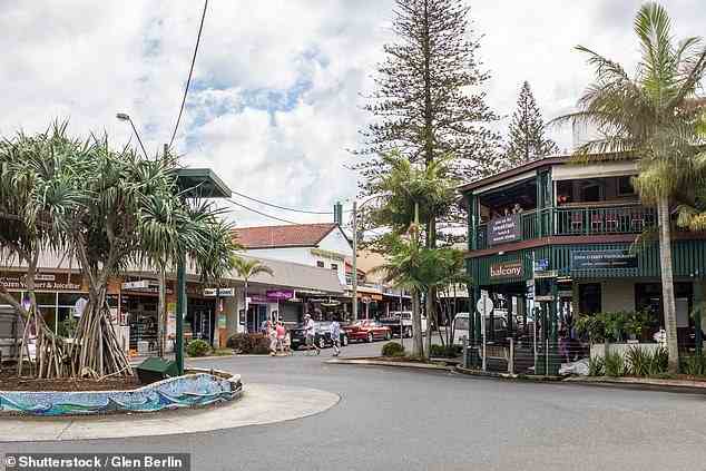 Byron Bay is known to many as a piece of coastal paradise (pictured in 2014) but it is prone to flooding