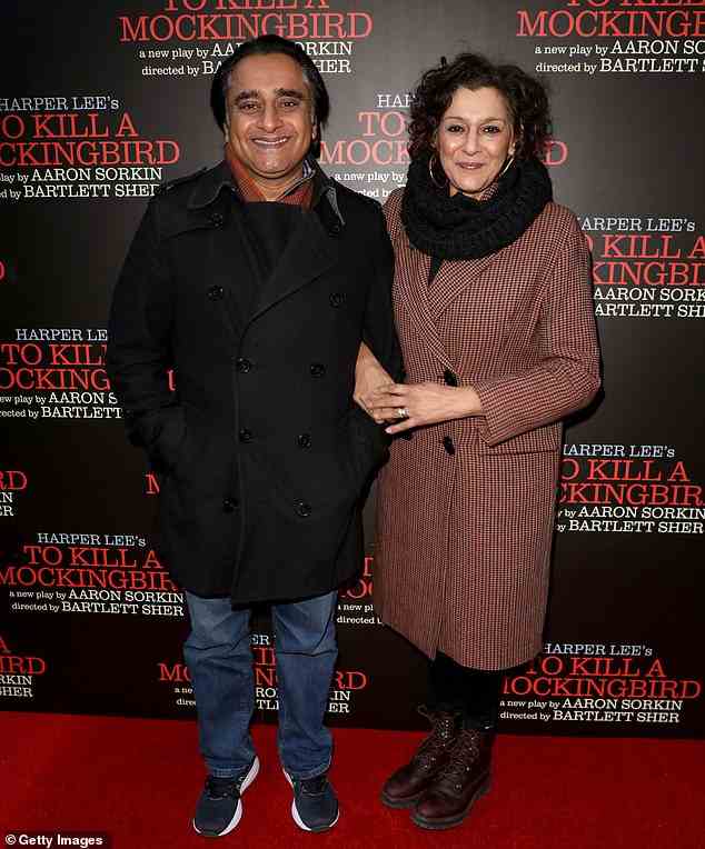 Verabredungsabend: Ebenfalls am Eröffnungsabend des Stücks waren der Schauspieler Sanjeex Bhaskar und seine Frau Meera Syal anwesend