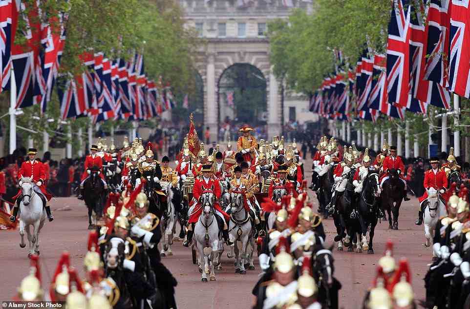 Knees-up: The Queen’s Platinum Jubilee celebrations take place over a four-day Bank Holiday weekend from June 2 to 5