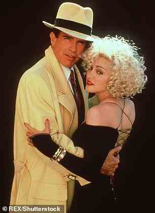 Comic-Spaß: 1990 spielte der Schauspieler mit Madonna in dem Film Dick Tracy