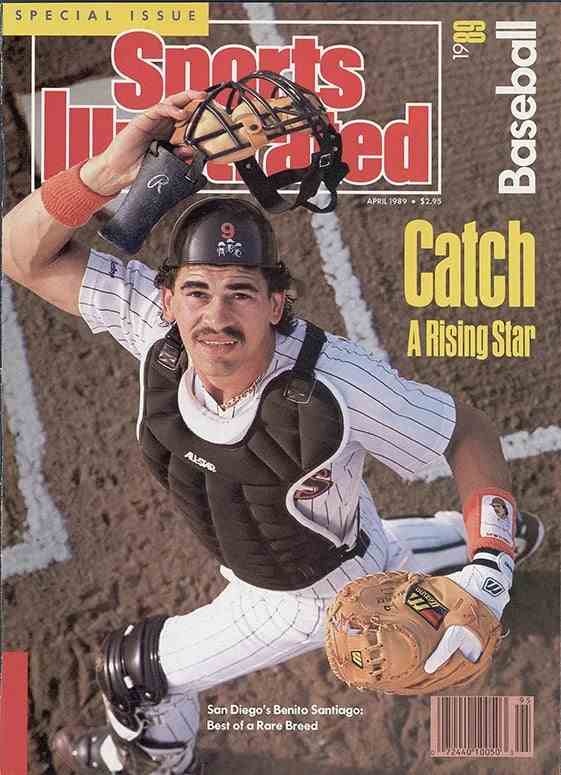 Benito Santiago auf dem Cover von Sports Illustrated im Jahr 1989