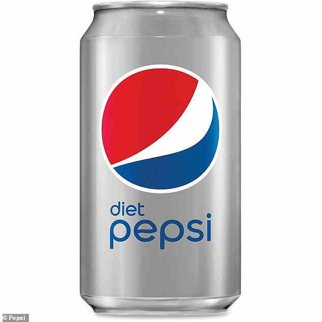 Diet Pepsi (im Bild) verwendet Sucralose als primären Süßstoff