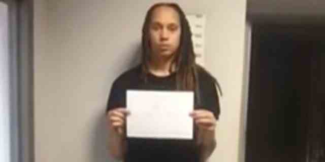 Brittney Griner is pictured in an undated photo after her arrest.