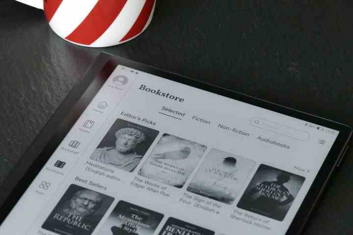 The Bookstore app on the Huawei MatePad Paper.