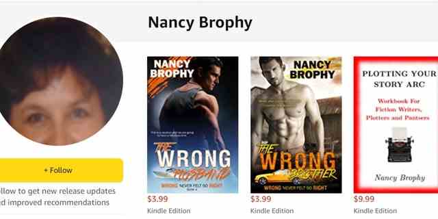 Nancy Crampton-Brophys Amazon-Autorenseite.