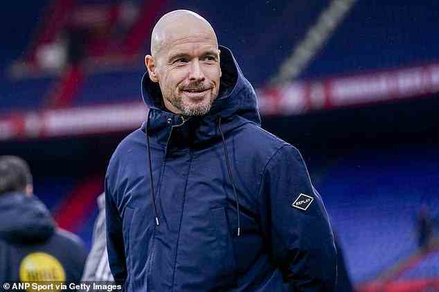 ten Hag ist seit 2017 Ajax-Trainer und hat zweimal den Eredivisie-Titel gewonnen