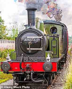 Auf der Strecke: Eine Lokomotive der North Eastern Locomotive Preservation Group