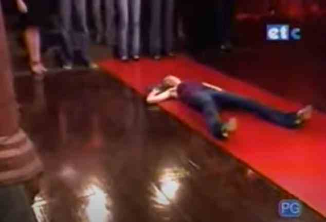 It was also reported that women fainting or becoming lightheaded was a normal occurrence. Season four contestant Rebecca Epley is pictured fainting during the show