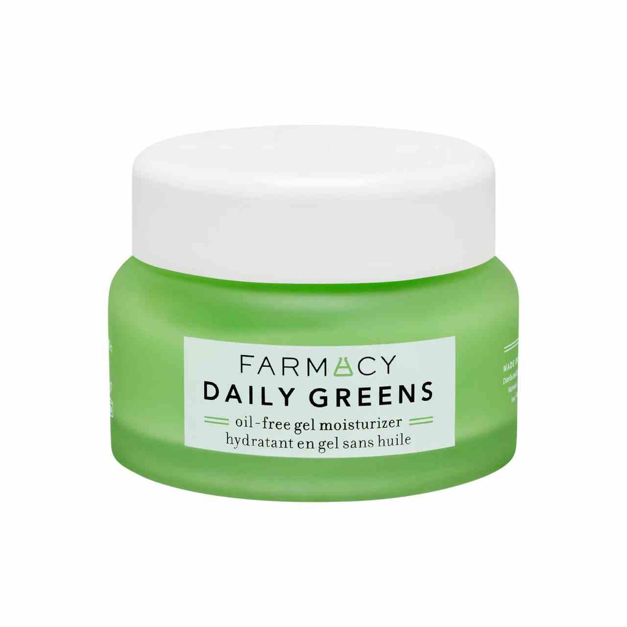 Farmacy Daily Greens Ölfreie Gel-Feuchtigkeitscreme auf weißem Hintergrund