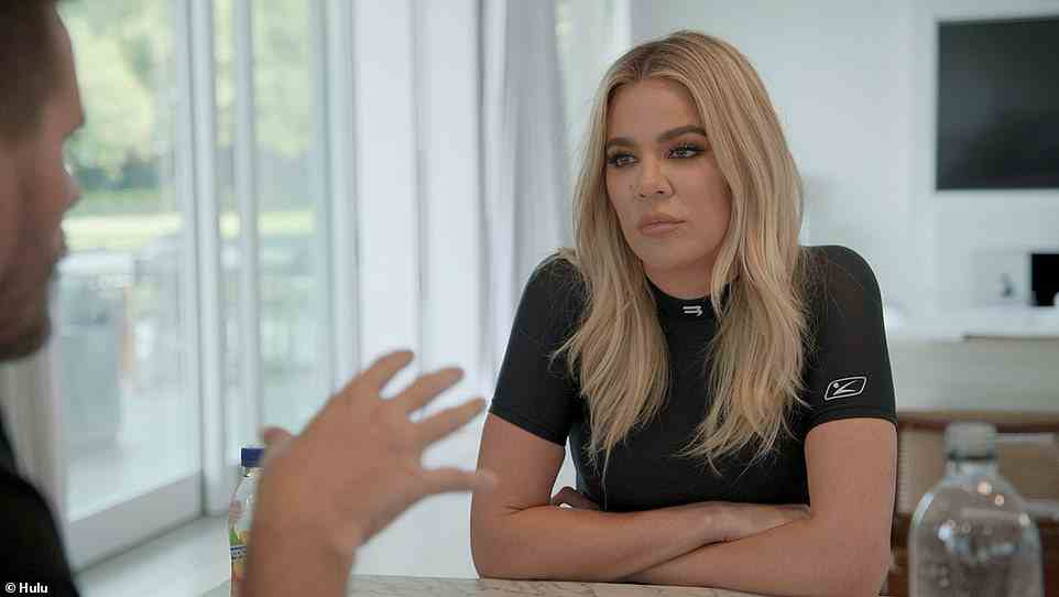 Besties: ‘We did not always have a great relationship,’ Khloe admits, but they are now ‘besties’ and they have a good relationship and he’s like a brother to her