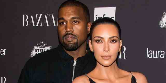 Kim Kardashian und Kanye West durchlebten während der Dreharbeiten ihre Scheidung "Die Kardashians" fand statt.