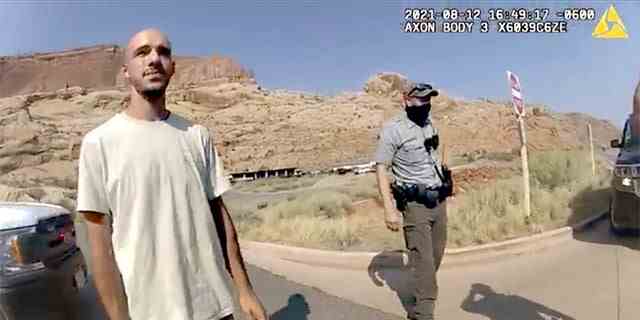 Brian Laundrie in Bodycam-Aufnahmen, die von der Moab Police Department in Utah veröffentlicht wurden.