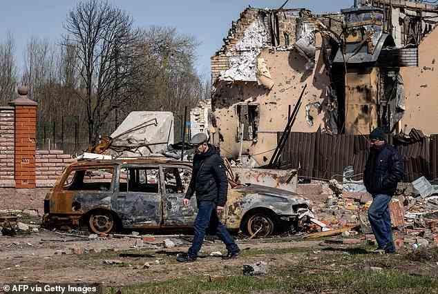 Russlands Invasion hat Tod und Zerstörung über Sintschenkos ukrainische Heimat gebracht