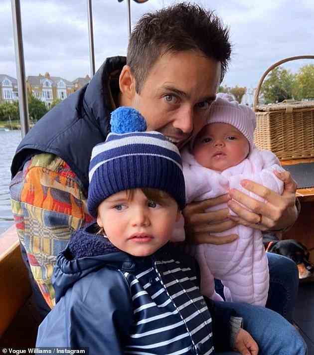 Freude: Vogue und Spencer sind bereits Eltern des dreijährigen Sohnes Theodore und einer einjährigen Tochter namens Gigi