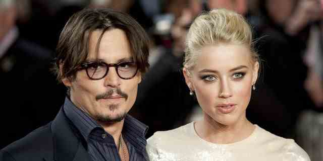 Johnny Depp and Amber Heard first met during the 2011 movie, "The Rum Diary." The two are pictured here for the film's European premiere.  