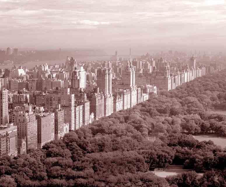 Ein Foto der Hochhäuser von Manhattans Upper West Side 